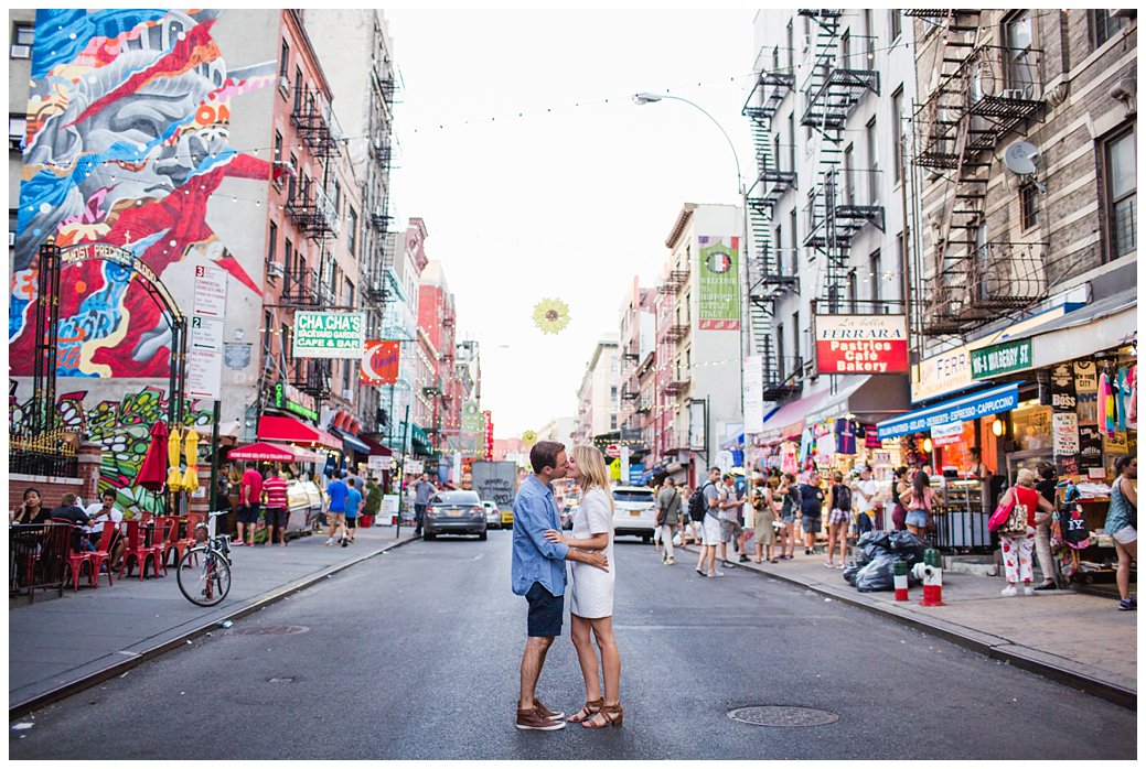 Little Italy Engagement Photos