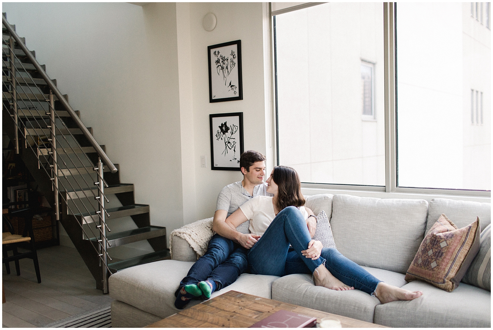 long island city engagement photos