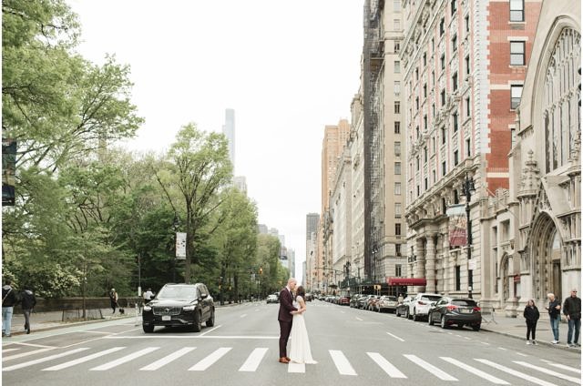 central park west wedding photos